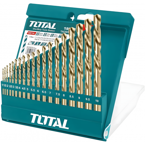 طقم بنط حدادي توتال 19 قطعه