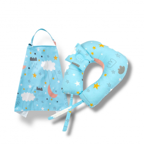 طقم رضاعة مخدة رضاعة ساتر رضاعة