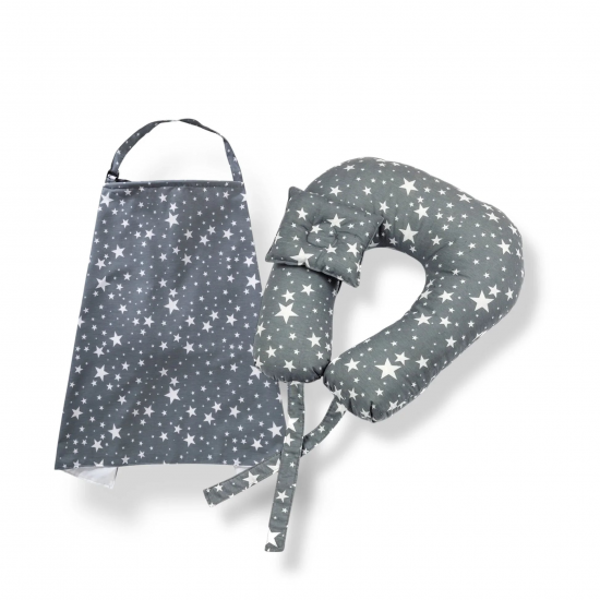 طقم رضاعة مخدة رضاعة ساتر رضاعة