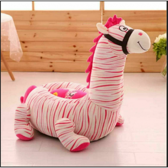 كرسي بمسند لتعليم الاطفال الجلوس حصان