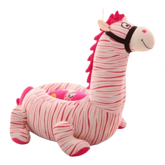 كرسي بمسند لتعليم الاطفال الجلوس حصان