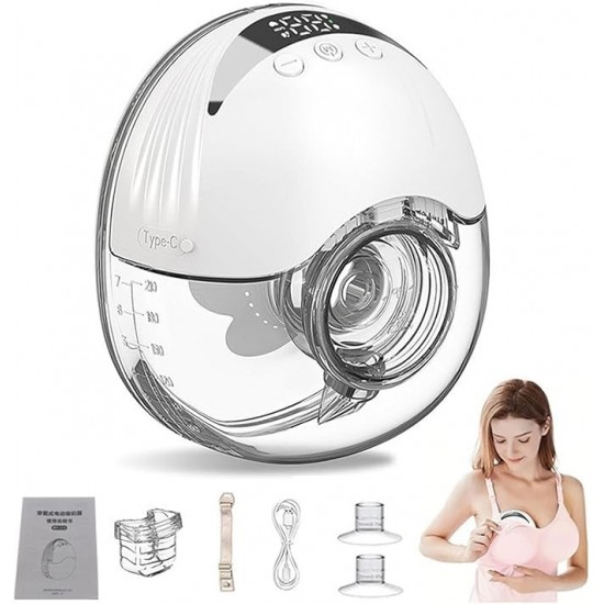 مضخة كهربائية لاسلكية للرضاعة الطبيعية قطعه واحده