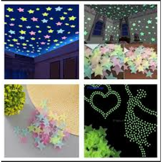 عرض 5 قطع نجوم فسفوريه