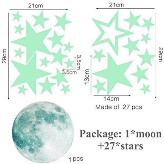 عرض 5 قطع نجوم فسفوريه