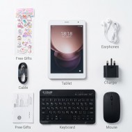تابلت Note 5 (ضمان عام ) بكيبورد و ماوس بلوتوث + مجموعة هدايا 8بوصة 16 رام