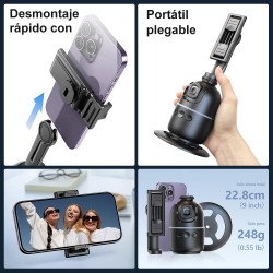 حامل للهاتف لتتبع الوجه 360 درجة