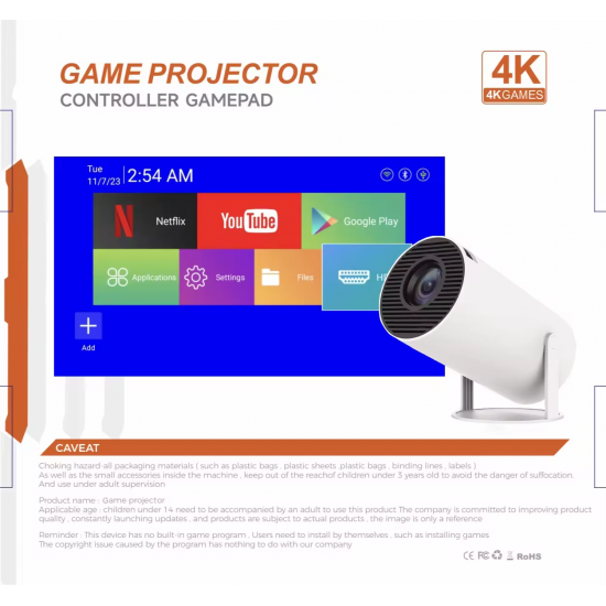 Game Tv And Projector