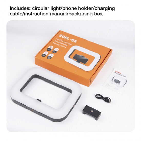 حامل للهاتف لتتبع الوجه 360 درجة رينج لايت للتصوير الاحترافي