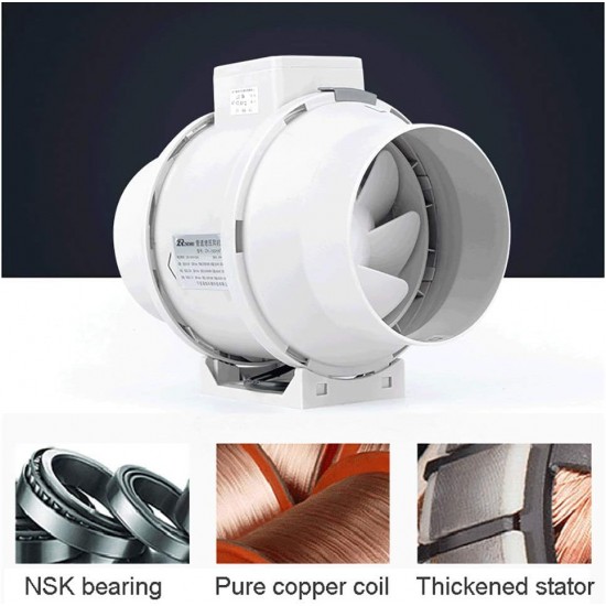 شفاط سحري Inline Fan Electric ضمان 6 أشهر