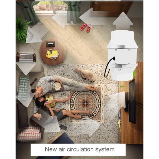 شفاط سحري Inline Fan Electric ضمان 6 أشهر