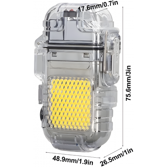 Rechargeable LED and Lighter 2 in 1