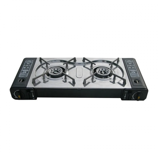 موقد الغاز المتنقل 2 في 1 DLC ضمان 6 أشهر