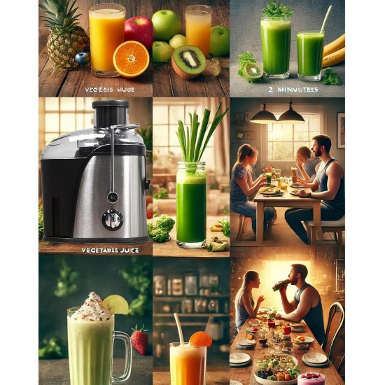 عصارة بالطرد المركزي الكامل للفواكهه RAF ضمان 6أشهر