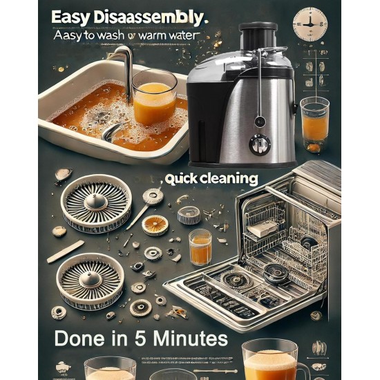 عصارة بالطرد المركزي الكامل للفواكهه RAF ضمان 6أشهر