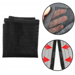 عرض ممسحة كهربائية قابلة لاعادة الشحن قطعتين ستارة مغناطيسية عازلة للحشرات