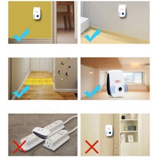 عرض 4 قطع جهاز طارد الحشرات Pest Reject