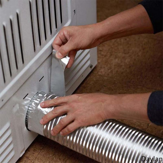 عرض قطعتين شريط الألمنيوم اللاصق المقاوم للماء والحرارة 5 متر