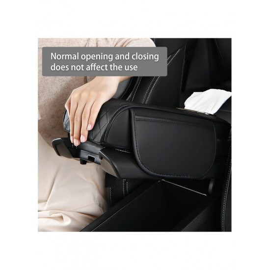 مسند يد مع حامل اكواب لون اسود