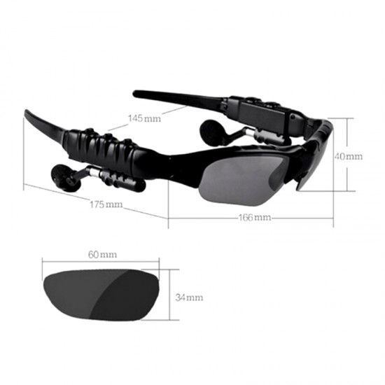 نظارة قيادة السيارة بسماعة بلوتوث