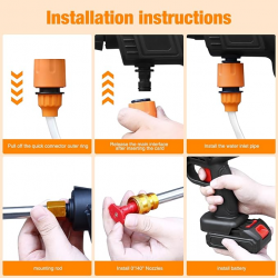 مسدس الغسيل السيارة بالفوم