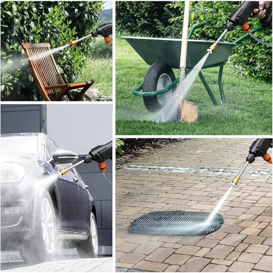 مسدس الغسيل لسيارة بالفوم ب 2 بطارية