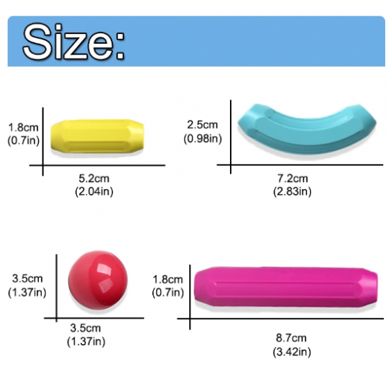 لعبة تنمية المهارات العصا مغناطيسية 42 قطعة