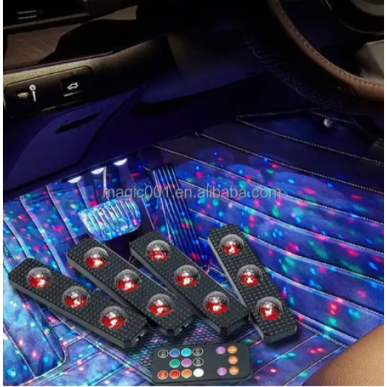 اضاءة النشرة الداخلية للسيارة بريموت كونترول