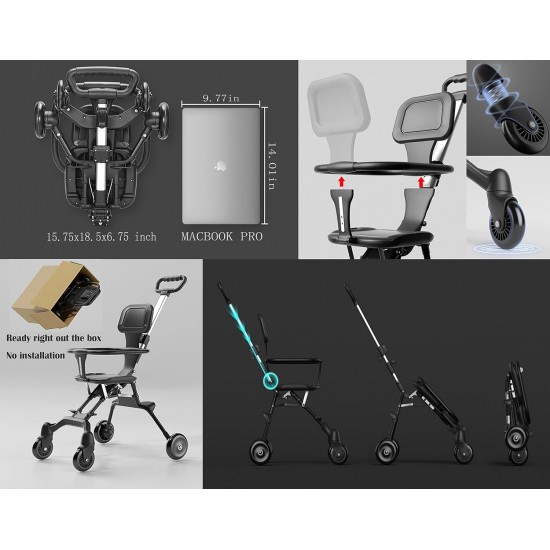 عربة اطفال قابلة للطى و تصلح للطائرات