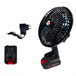 عرض قطعتين مروحة ببطارية